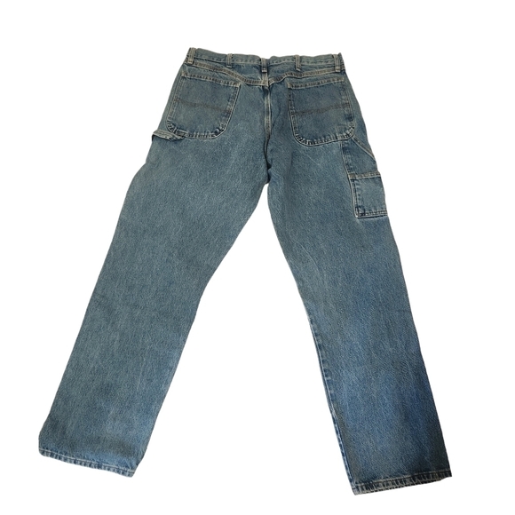 RUSTLER Men's Cargo Medium Denim Jeans Size 36x34 - Picture 5 of 13